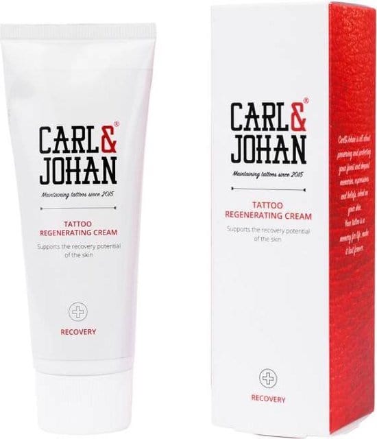 Carl & Johan Tattoo Recovery Regenerating Cream – healing aftercare for fresh tattoos