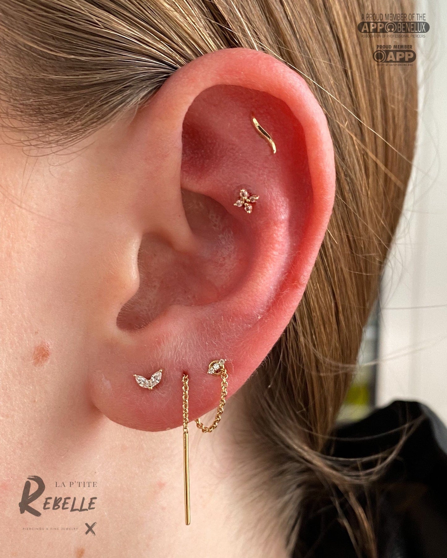 Ember Body Jewelry Crux - Clear CZ