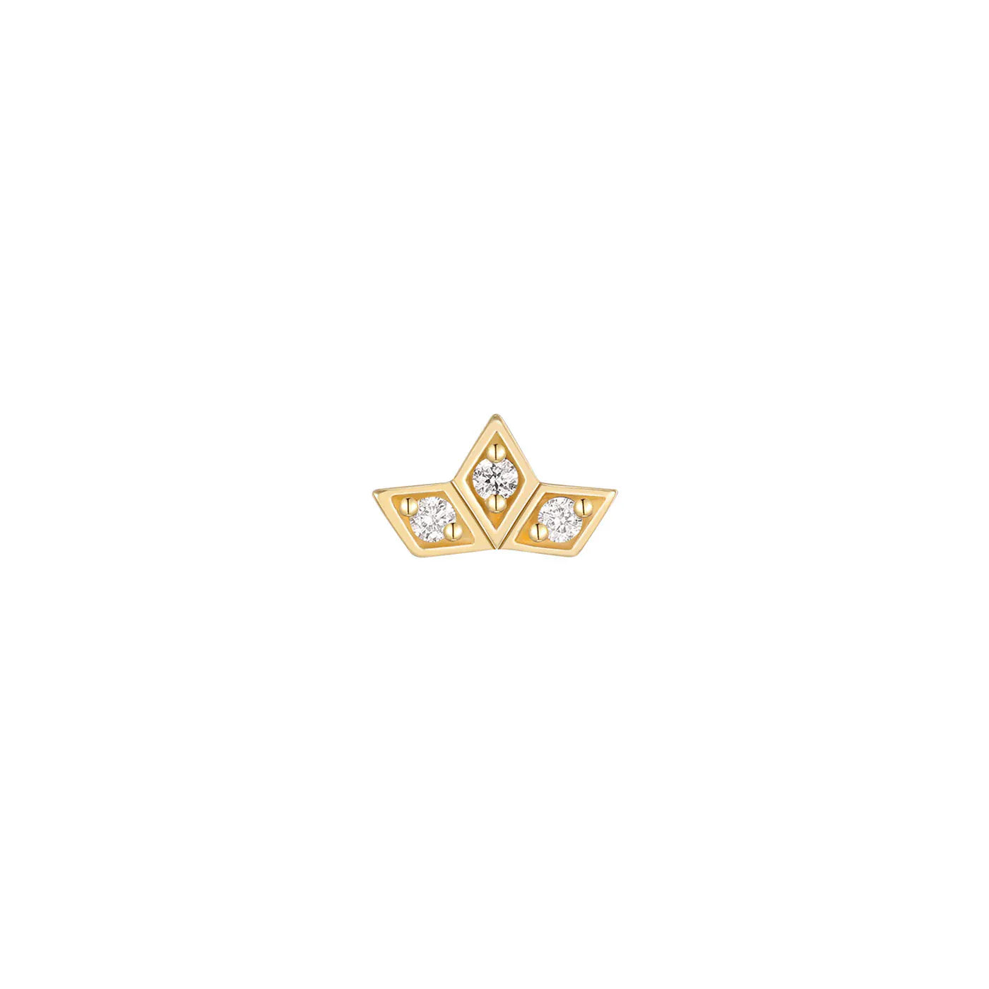 Modern Mood Body Jewelry Diamond Royal Triple Fan
