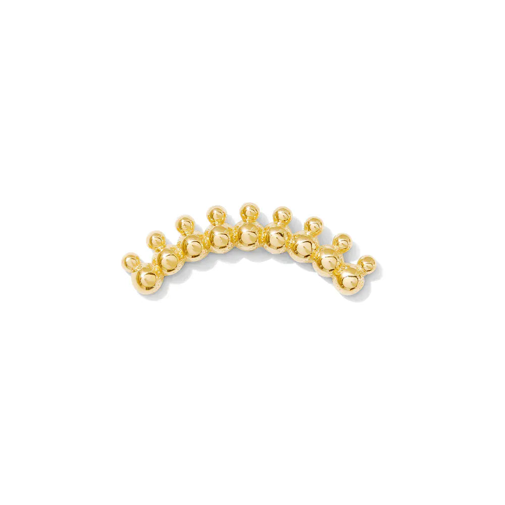 Tawapa gold piercing end Curved Sol