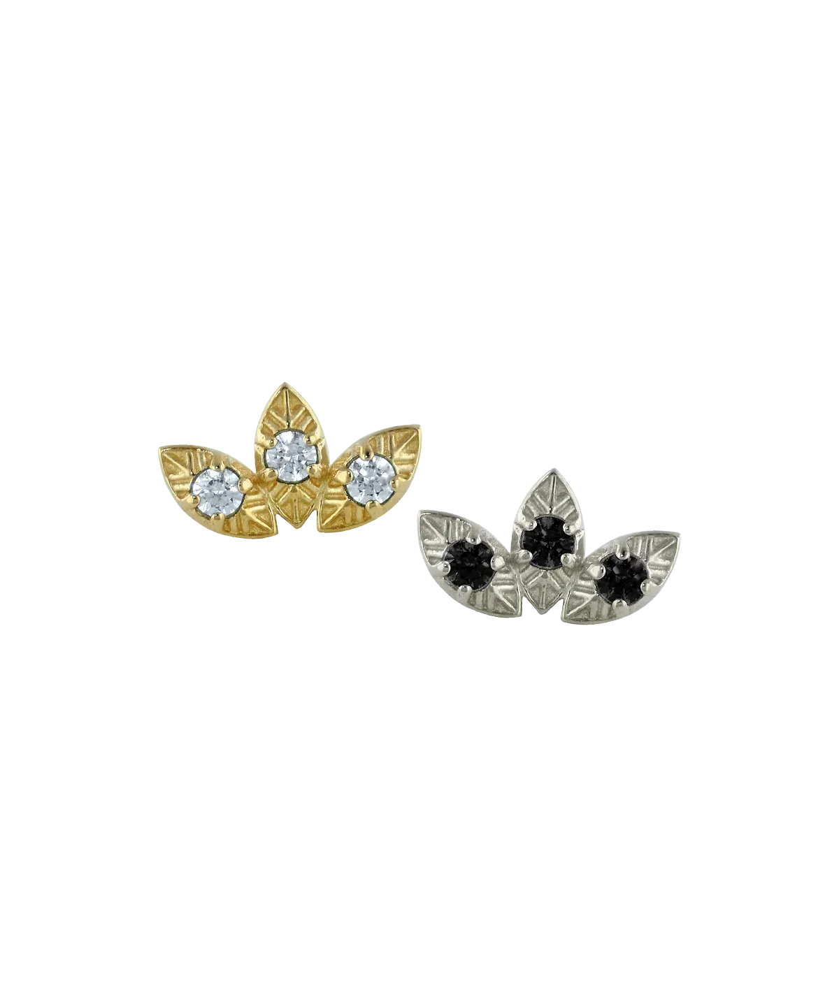 Anatometal Threadless Gold Noble Fan
