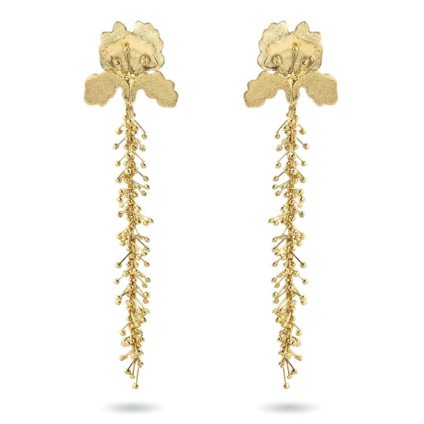 Christine Bekaert Jewelry Earring Small Iris Beads