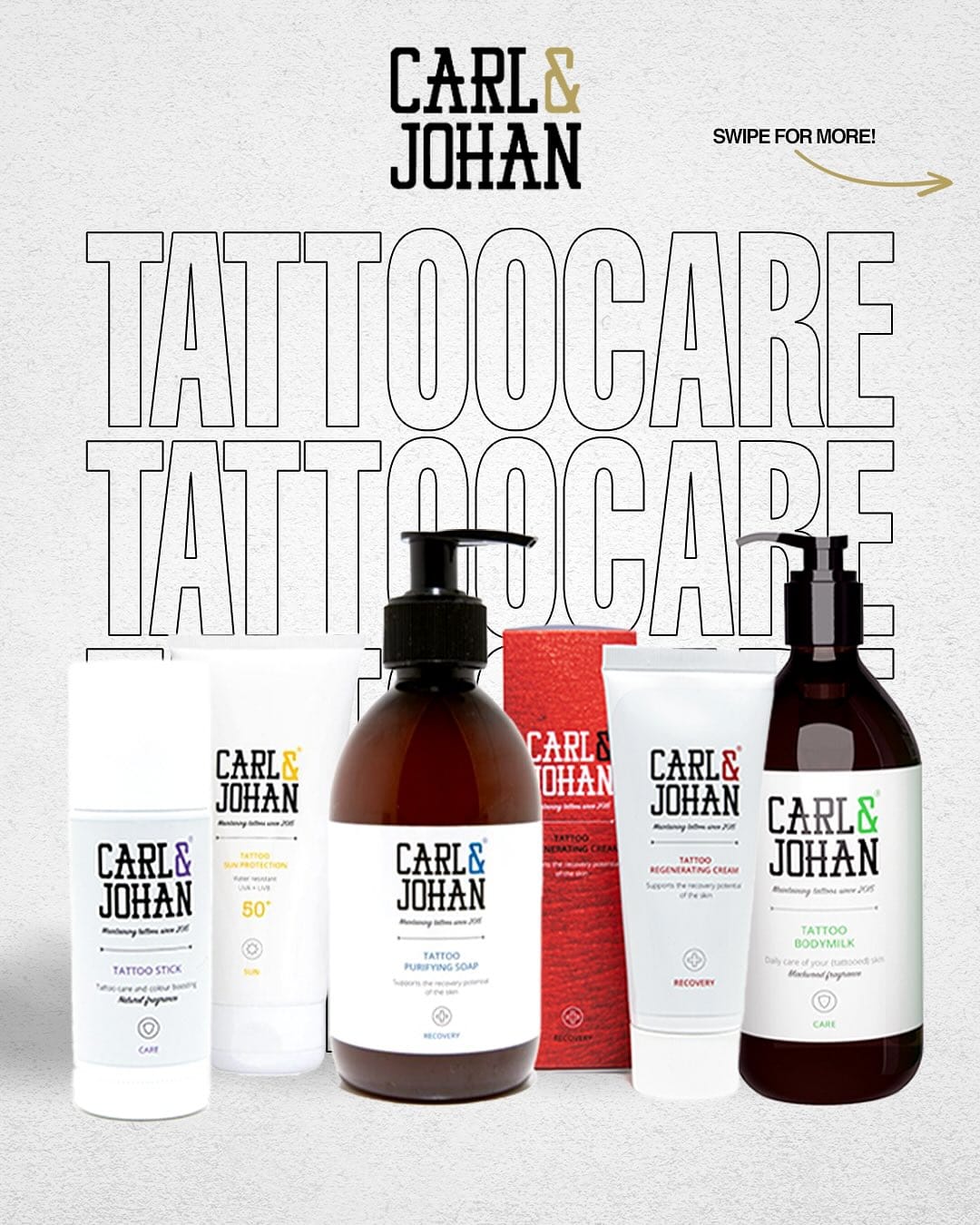 Carl & Johan tattoo aftercare Tattoo Aftercare Starter Kit