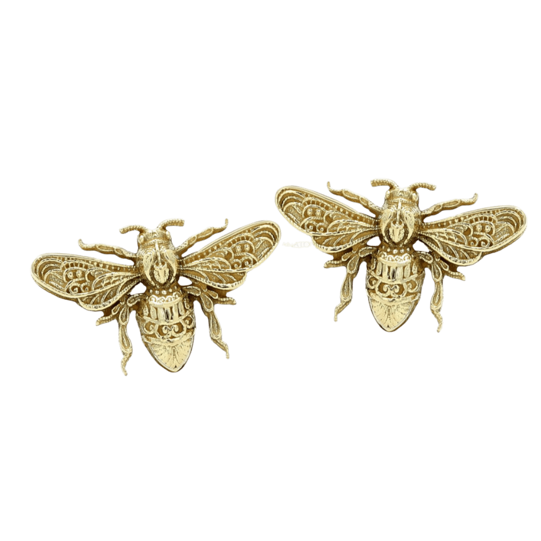 Anatometal Threadless Gold Bee