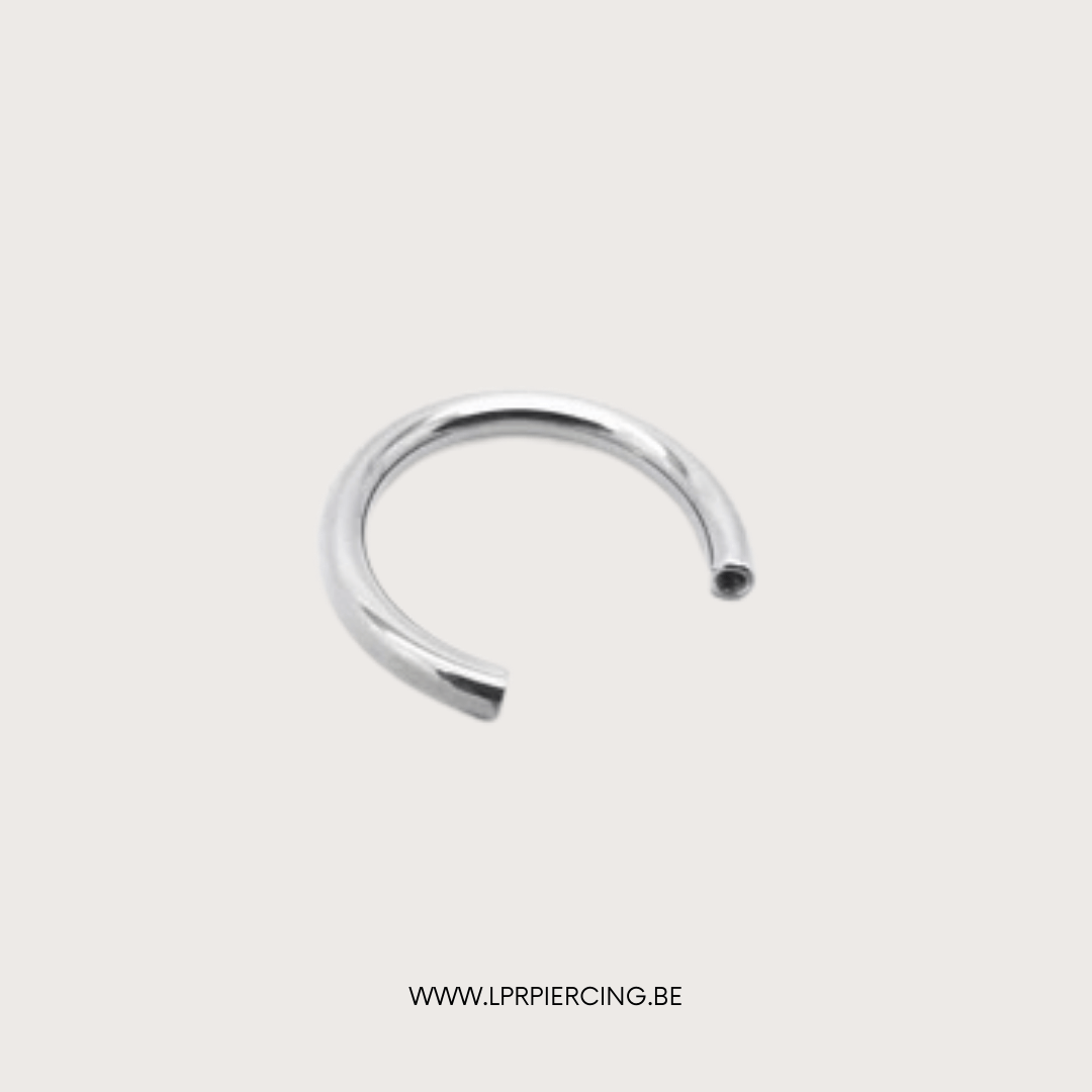 BC Threaded Titanium Internally Threaded Circular Barbell 1.6mm