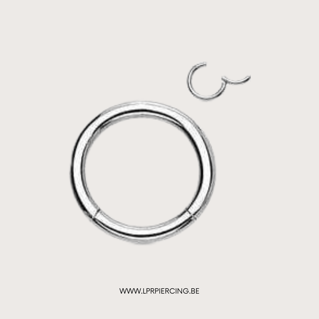BC Titanium Ring Basic Titanium Hinged Ring 0.8mm