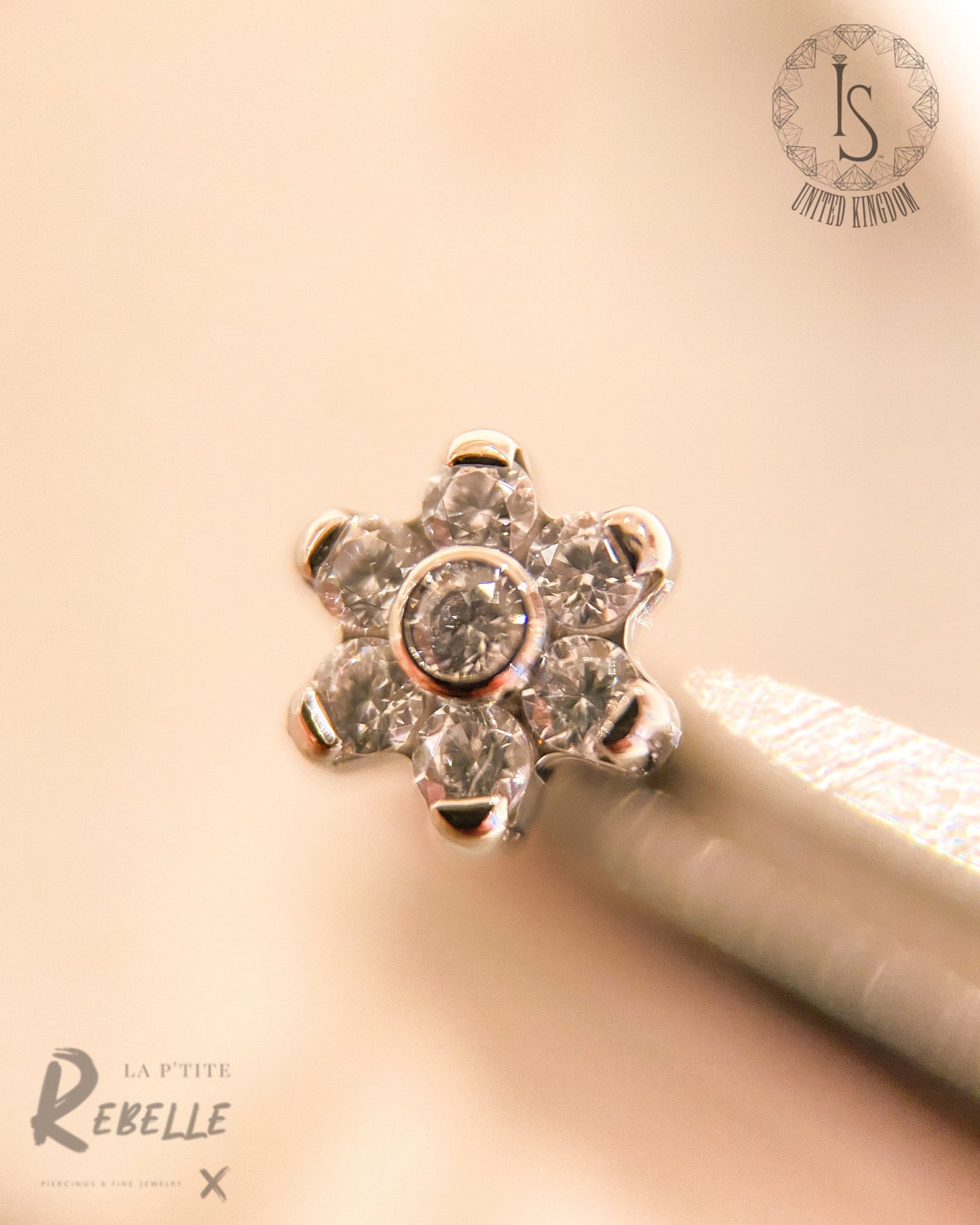 Industrial Strength Threadless Titanium Flower
