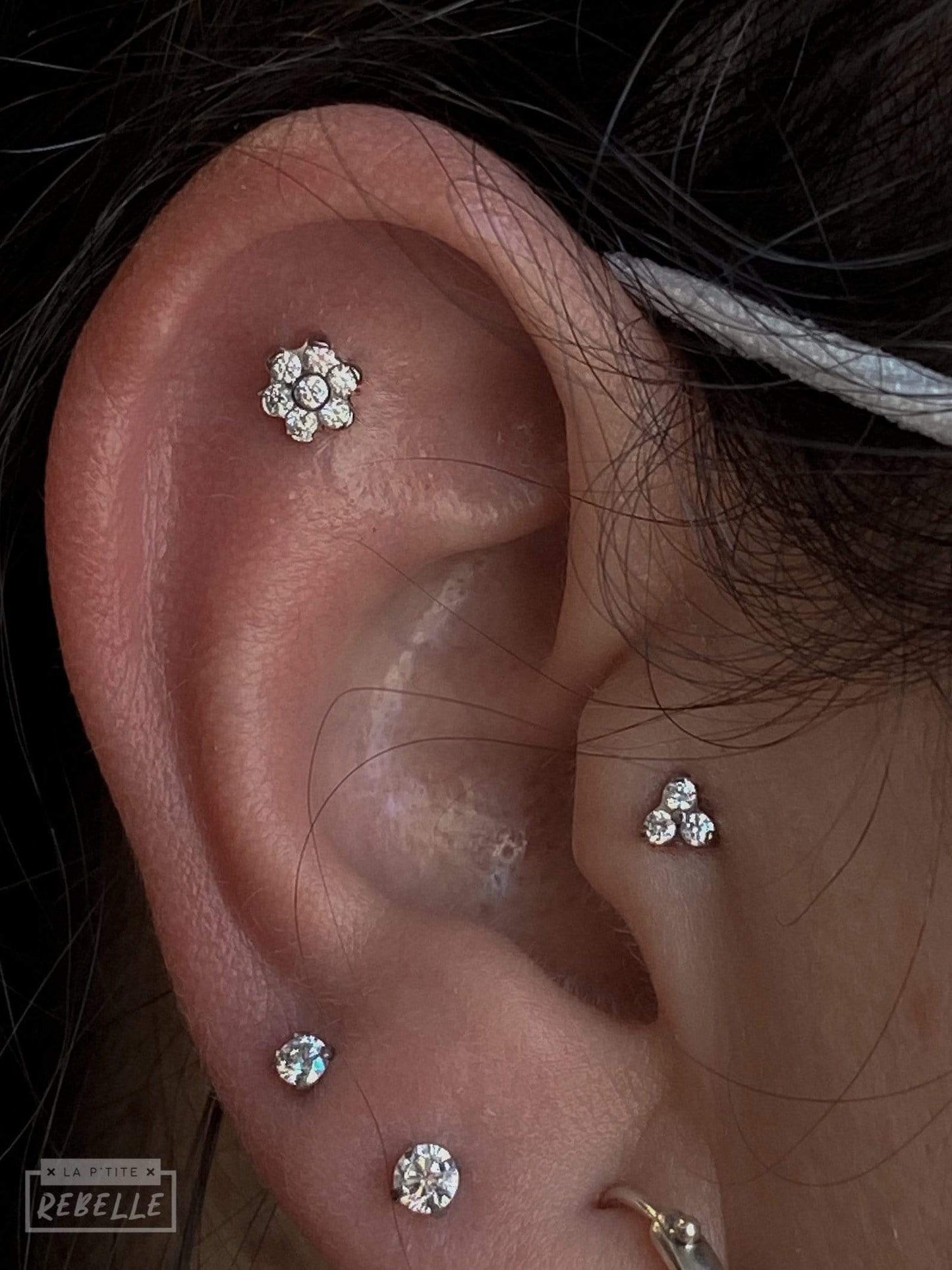 Industrial Strength Threadless Titanium Flower