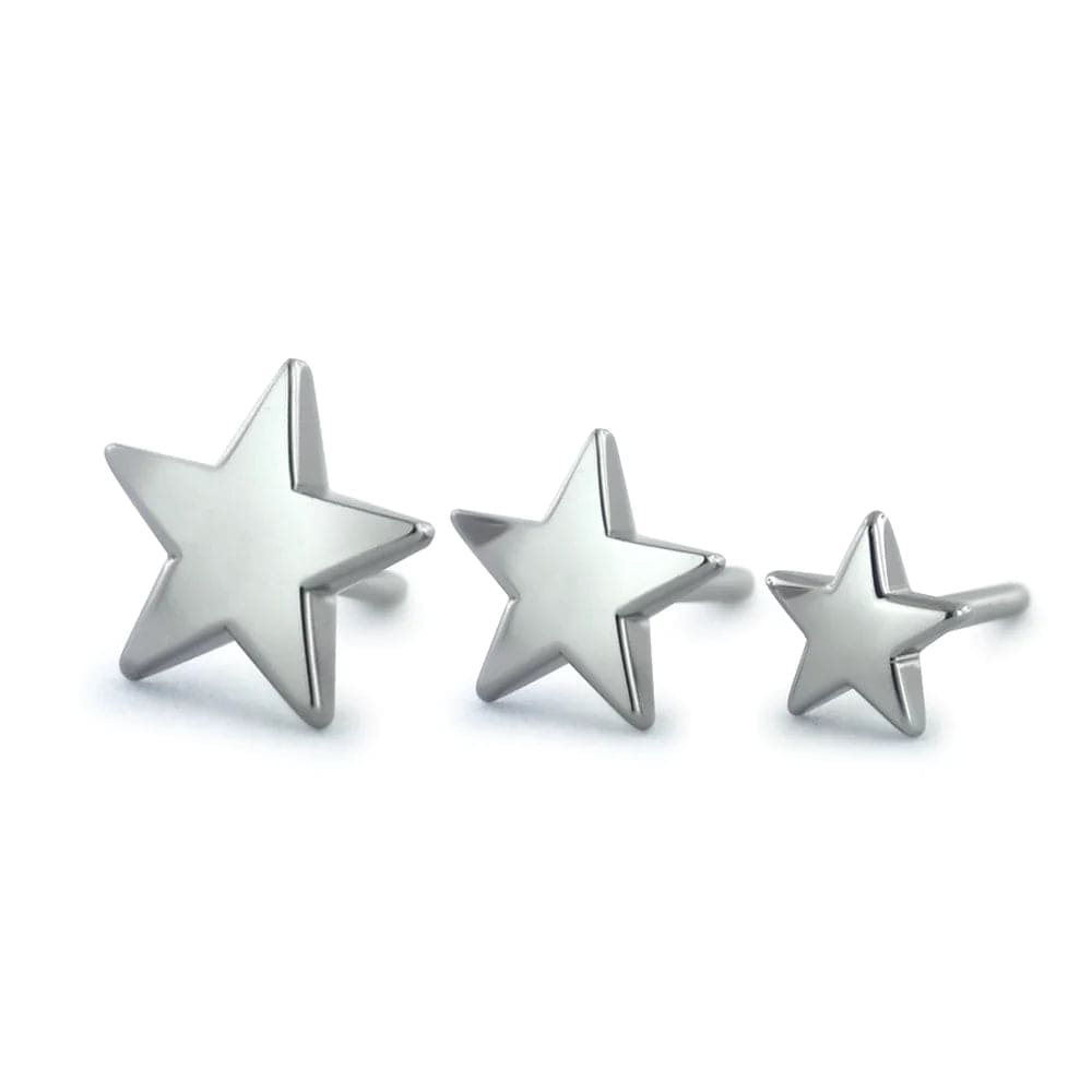 NeoMetal Threadless Titanium Star end