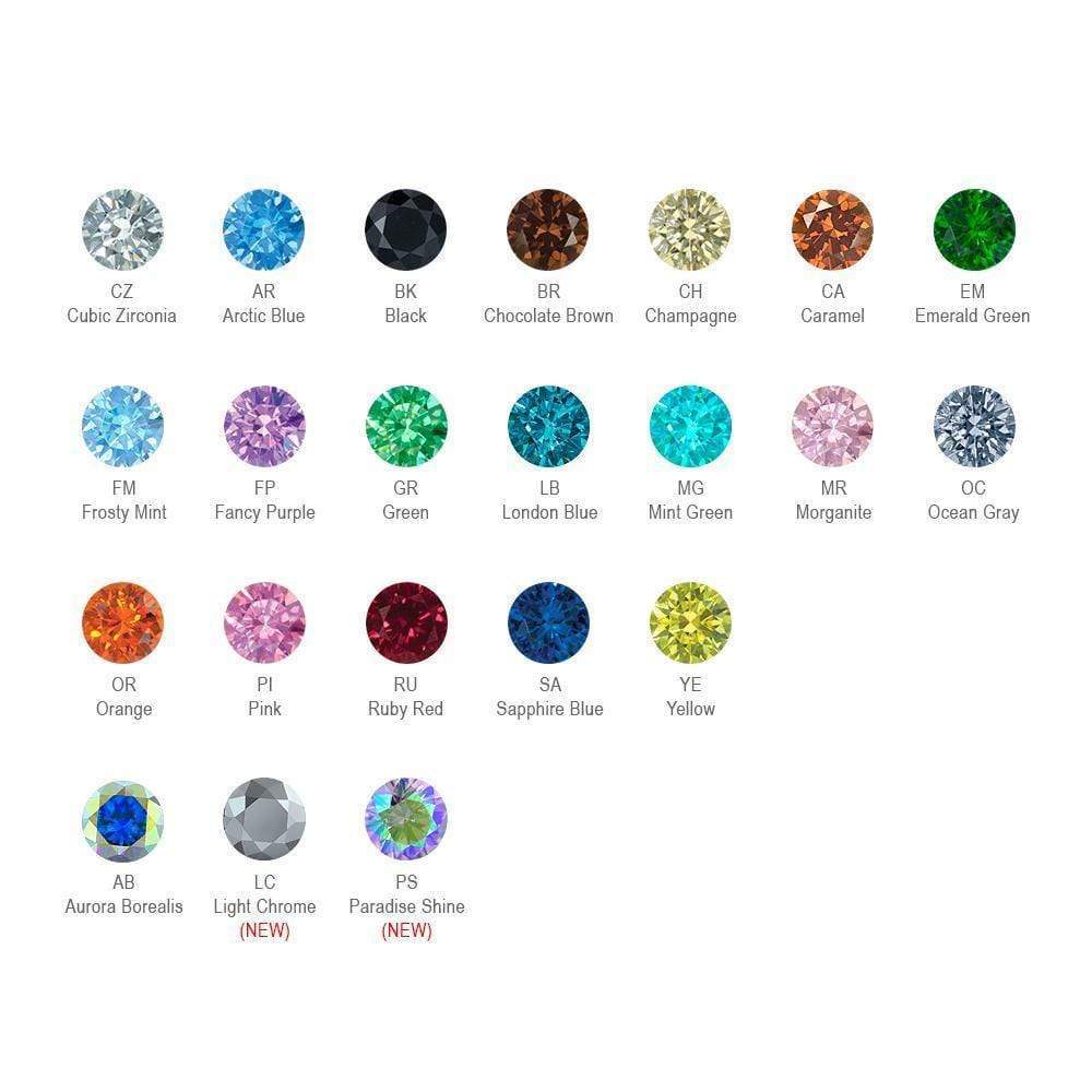NeoMetal Threadless Titanium Trinity - Pink
